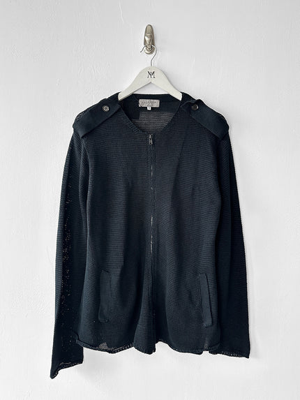 YOHJI YAMAMOTO - F/W 2001 ZIPPED KNIT JACKET