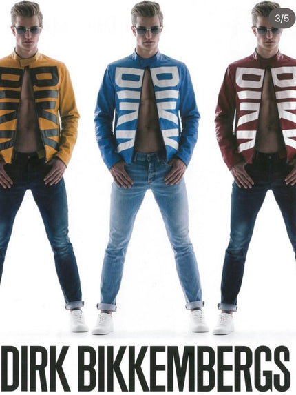 DIRK BIKKEMBERGS - S/S 2015 LEATHER BIKER JACKET