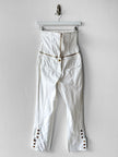 JIMMY TAVERNITI - 1990s CROPPED TROUSERS WITH ZIP OFF WAIST PANEL