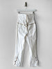 JIMMY TAVERNITI - 1990s CROPPED TROUSERS WITH ZIP OFF WAIST PANEL