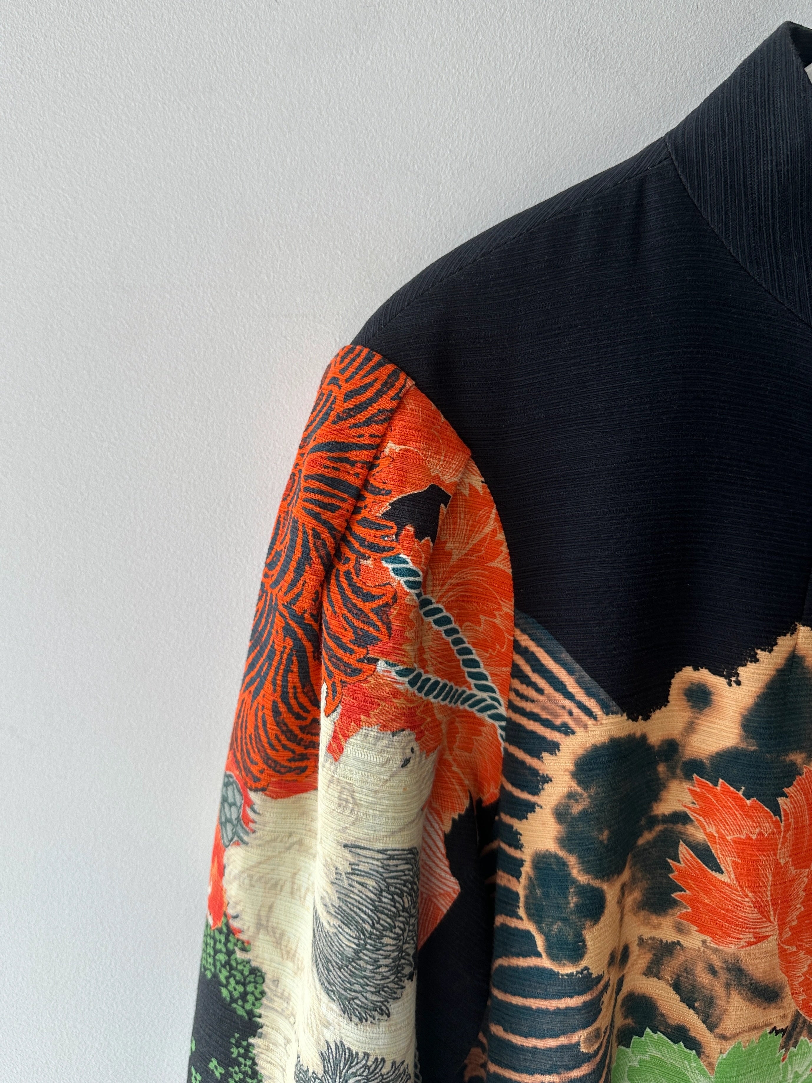 DRIES VAN NOTEN - S/S 2017 FLARED HEM LIGHT COAT