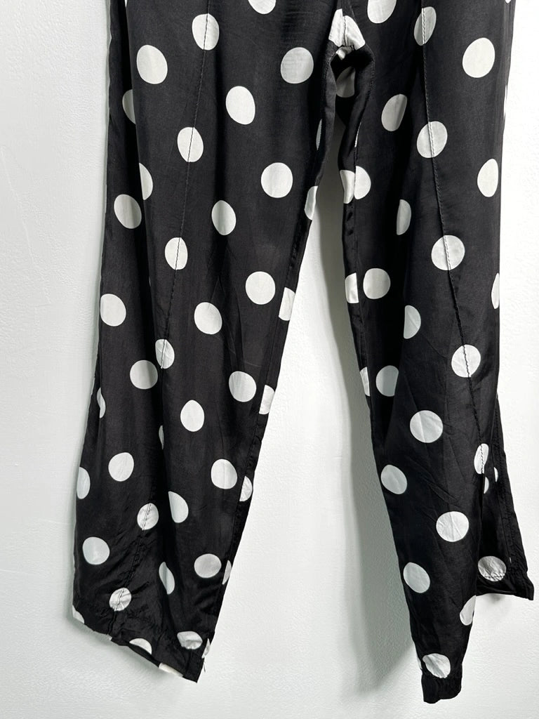 COMME DES GARÇONS - S/S 2005 POLKA DOT SATIN TROUSERS