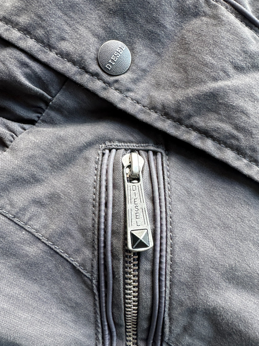 DIESEL - 1990s ASYMMETRICAL FRONT JACKET