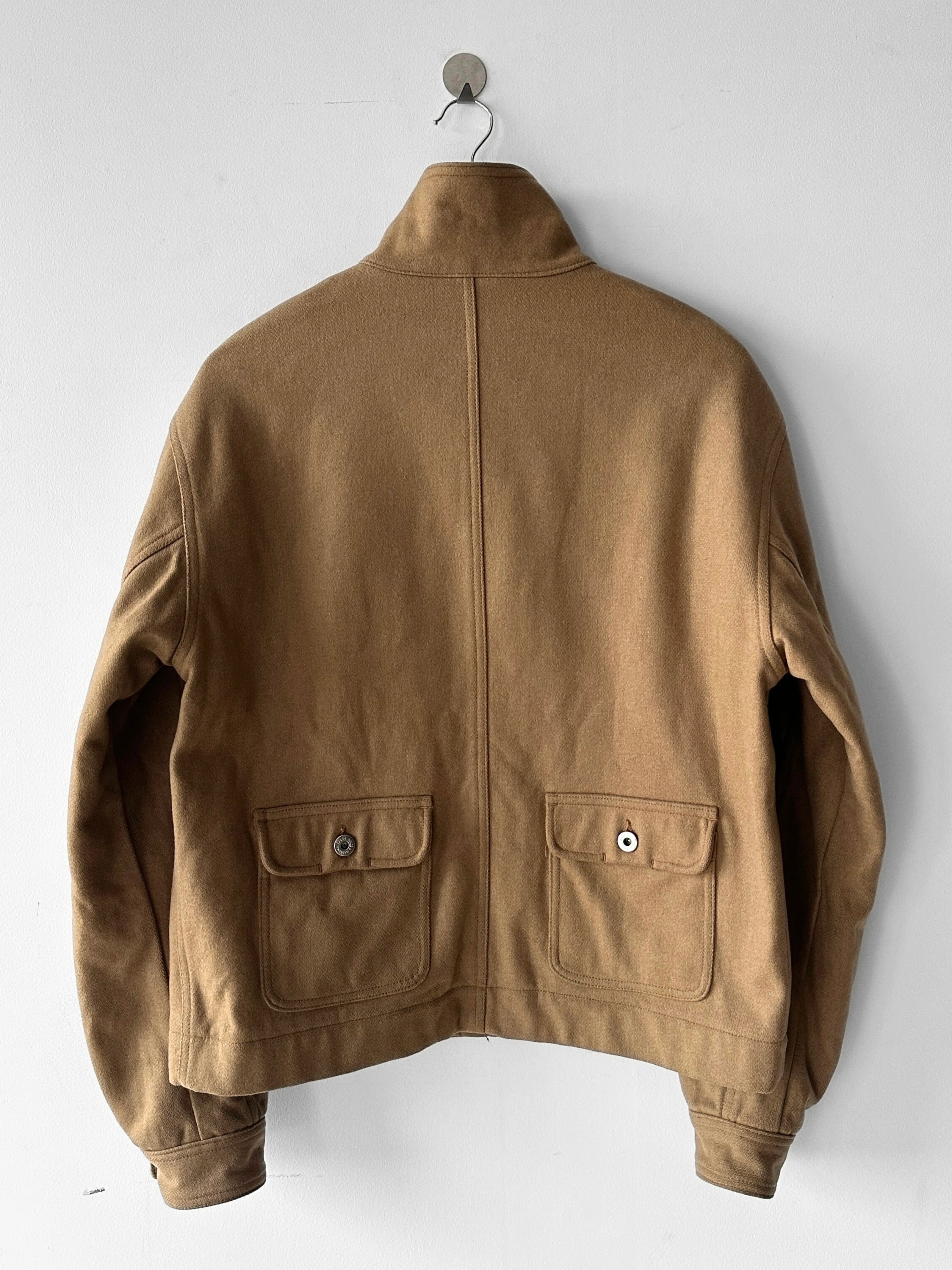DOLCE & GABBANA - F/W 2001 CROP FIT WOOL JACKET WITH POCKETS AT BACK