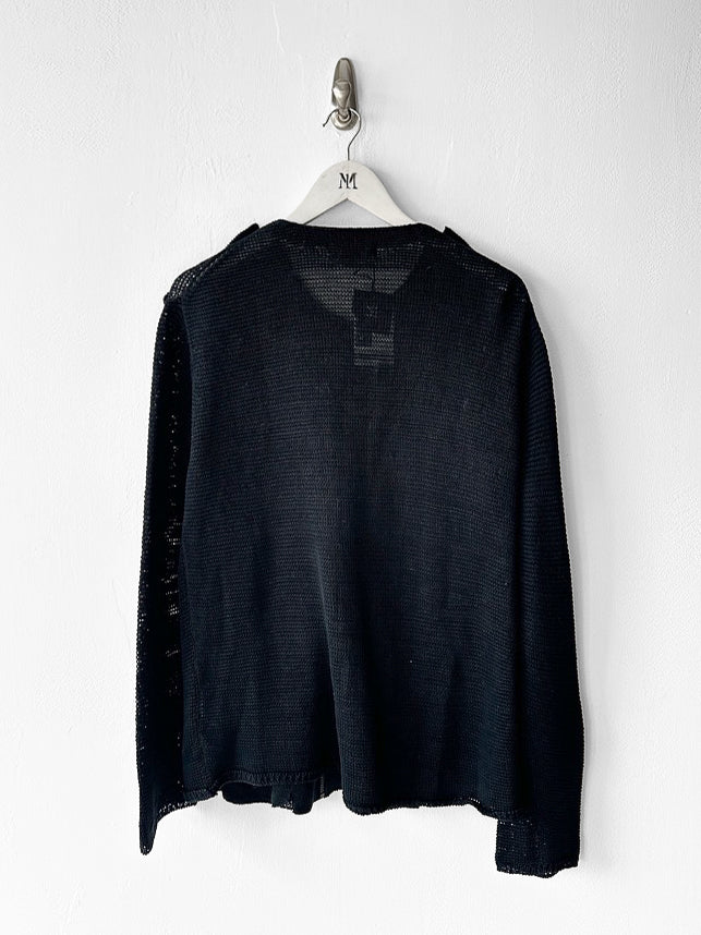 YOHJI YAMAMOTO - F/W 2001 ZIPPED KNIT JACKET
