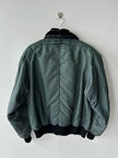 ITALIAN LABEL - 1980s NYLON BOMBER JACKET WITH SHEARLING COLLAR