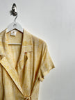 ESCADA - 1980s SILK BLOUSE WITH SIDE TIE CLOSURE