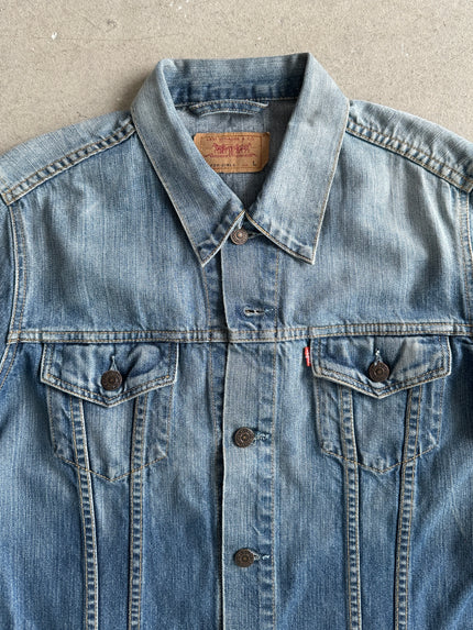 LEVI'S - 1980s LONG DENIM TRUCKER JACKET