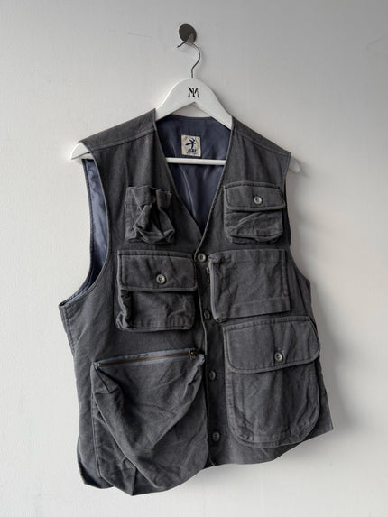 ISSEY MIYAKE HAI - 1980s CARGO VEST GILET JACKET