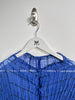 ISSEY MIYAKE - S/S 2001 SHEER PLEATED BUTTONED BLOUSE