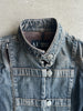 ARMANI JEANS - 2000s INDIGO SERIES 002 MAJORETTE DENIM JACKET WITH SIDE ZIP