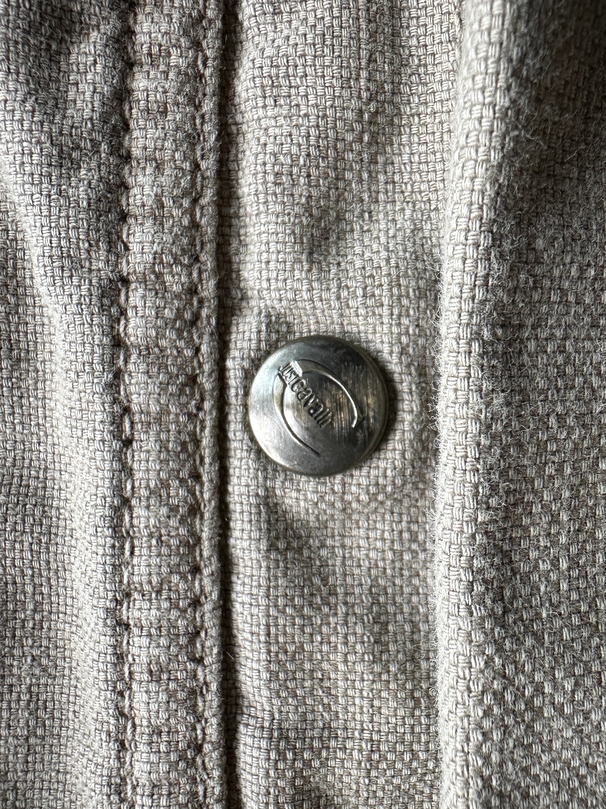 JUST CAVALLI - 2000s LACING DETAILS LIGHT JACKET