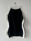 ISSEY MIYAKE -  F/W 2023 SCULPTURAL SKIRT WITH CURVED SIDE PANELS