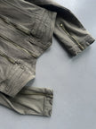 1990s TRIPLE ZIP FRONT CROP FIT JACKET