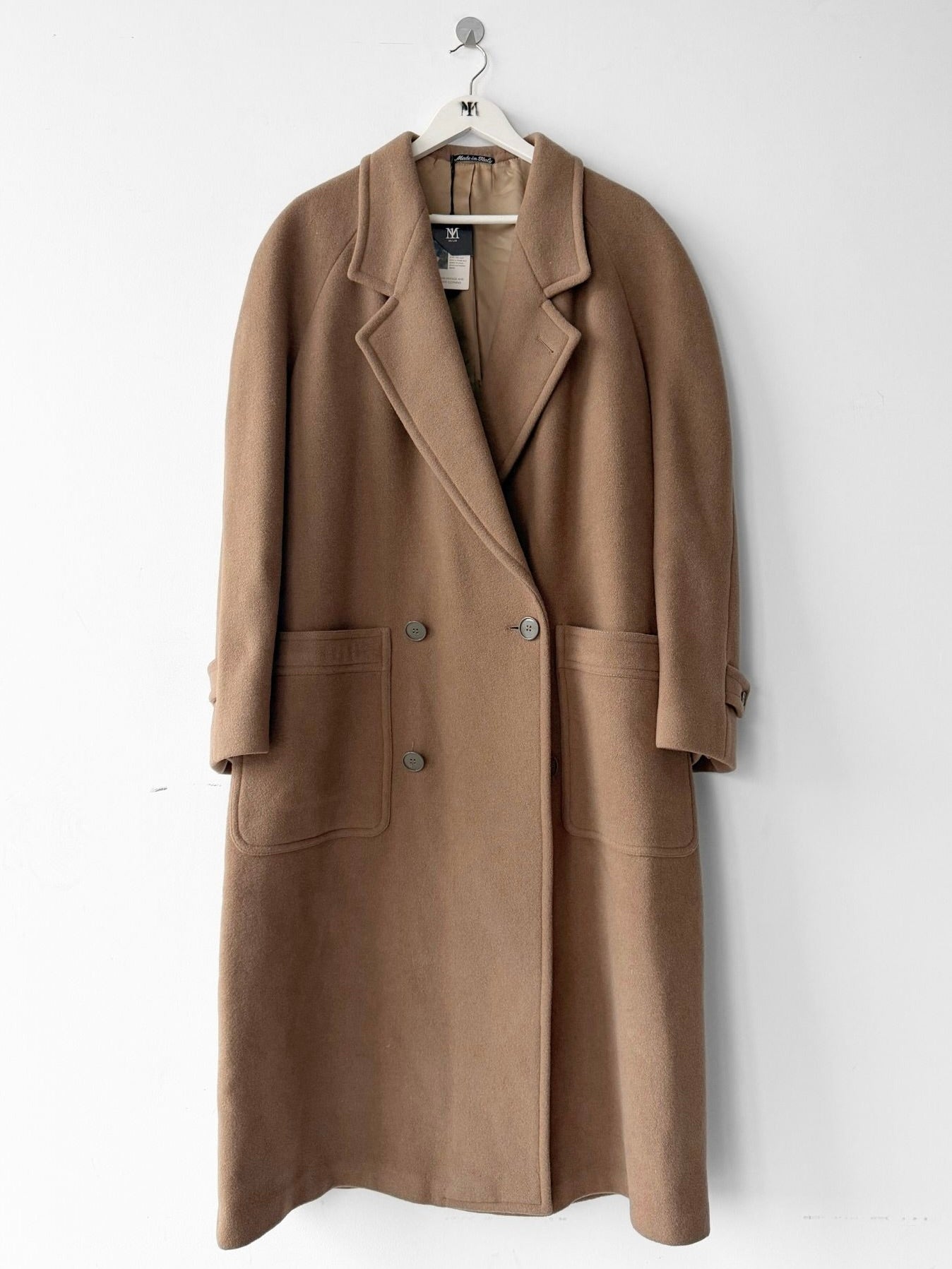 EMPORIO ARMANI - early 1980s DROPPED SHOULDERS LONG COAT