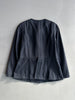 MARNI - 1990s COLLARLESS JACKET WITH PEPLUM HEM
