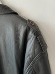 LES MILLÉSIMES DE MARITHÉ & FRANÇOIS GIRBAUD - early 1990s LEATHER BOMBER JACKET