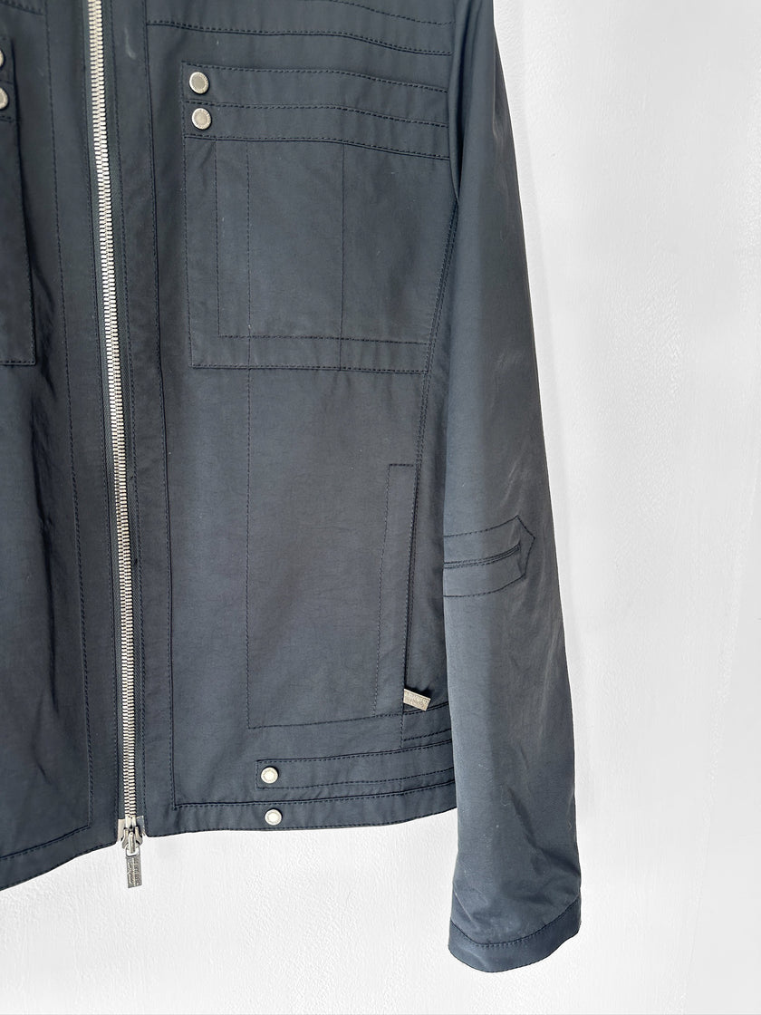 DIRK BIKKEMBERGS - F/W 2008 TECHNICAL JACKET WITH TWO WAY FRONT ZIP