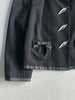 LOUIS VUITTON by MARC JACOBS - A/W 2004 CROP FIT WOOL BLAZER WITH LEAF BUTTONS DETAIL