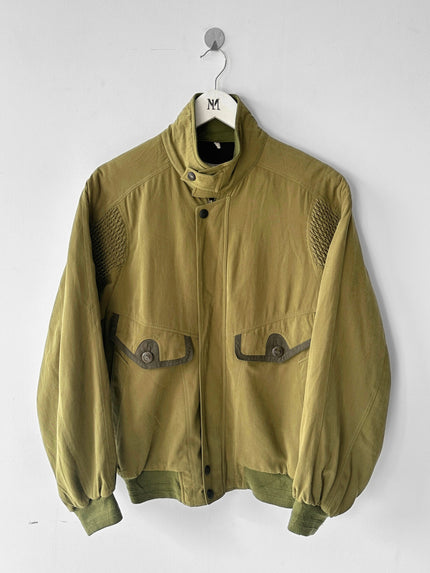 1990s BOMBER JACKET WITH RAISED KNOT DETAILS