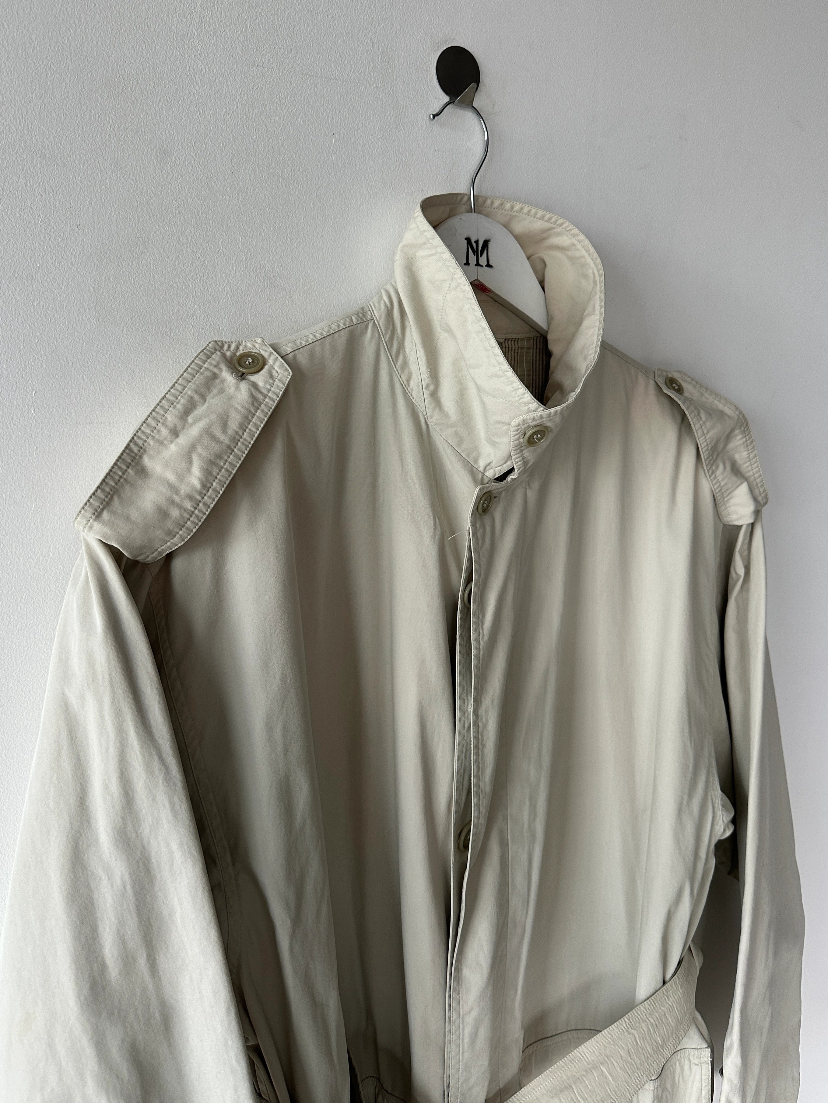 ALLEGRI - 1990s MARTIN MARGIELA ERA BELTED LONG TRENCH COAT