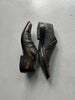 COMME DES GARÇONS - 1990s DISTRESSED LEATHER POINTED SLIP ON SHOES