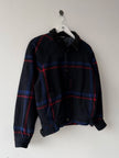 VALENTINO - 1980s BOXY FIT PLAID BOMBER JACKET