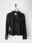 MOSCHINO - early 2000s BLAZER WITH BELTED WAIST