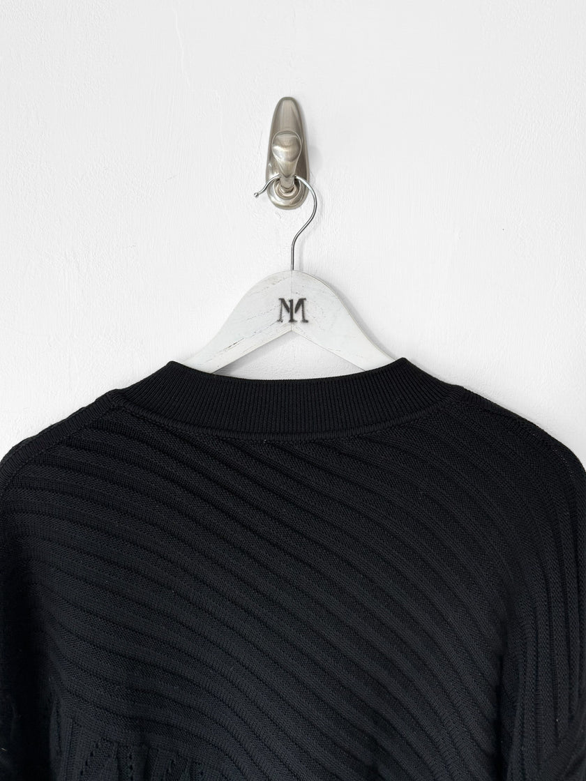 CLAUDE MONTANA - 1980s DROPPED SHOULDERS KNIT JUMPER