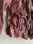 DOLCE & GABBANA - 1990s LEATHER BIKER JACKET