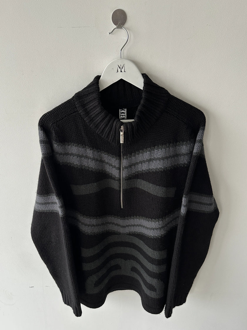 BIKKEMBERGS - F/W 2006 TURTLENECK CHUNKY KNIT JUMPER