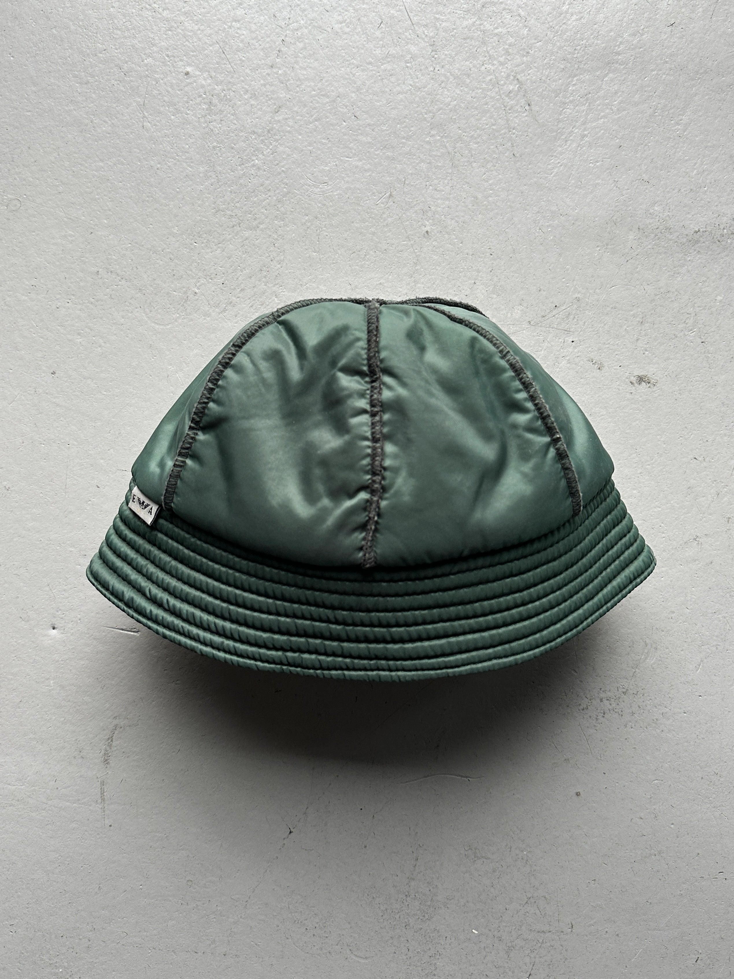 EMPORIO ARMANI - 1980s TECHNICAL BUCKET HAT