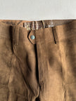 2000s FLARED LEG SUEDE TROUSERS