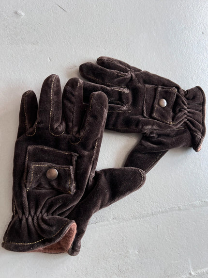 ARMANI JEANS 1990s AVIATOR GLOVES