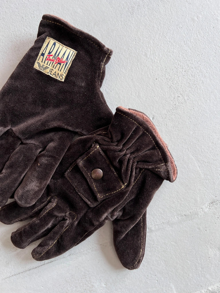 ARMANI JEANS 1990s AVIATOR GLOVES