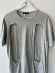 COMME DES GARÇONS HOMME PLUS - A/W 2014 CUT OUT FRONT T-SHIRT