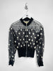 MARITHÉ + FRANÇOIS GIRBAUD x CLOSED - 1980s PANELED WAIST SHEER ZIPPED JACKET
