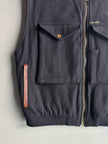 FAÇONNABLE BY ALBERT GOLDBERG - 1980s PANELED VEST GILET JACKET