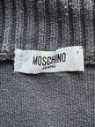 MOSCHINO - 1990s KNIT CARDIGAN WITH RIBBED SLEEVE