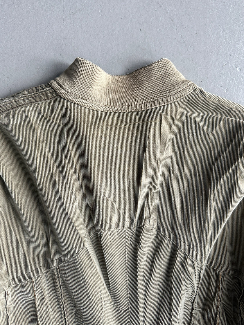 MARITHÉ + FRANÇOIS GIRBAUD - F/W 2003 LONG JACKET WITH FISHTAIL HEM