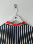 ITALIAN LABEL 1980s BOXY FIT SILK POLO T-SHIRT