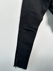 DIRK BIKKEMBERGS - early 2000s BIKER TROUSERS WITH ZIP DETAILS