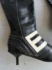 ETRO - F/W 2001 POINTED TOE KITTEN HEELS BOOTS