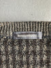 ISSEY MIYAKE - 1980s V NECK CHUNKY KNIT BOXY FIT JUMPER