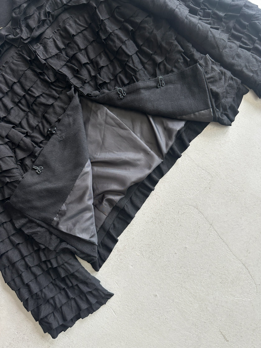 MOSCHINO - F/W 2005 RUFFLED TIERS CARDIGAN