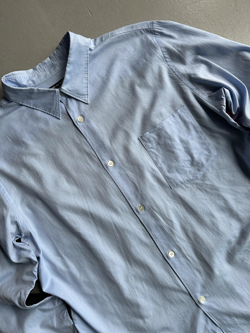 COMME DES GARÇONS HOMME - A/W 2011 PATCHWORK FLANNEL BACK LONG SLEEVE SHIRT