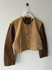 COMME DES GARÇONS - F/W 1990 CROP FIT BLAZER WITH QUILTED SLEEVE