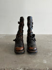 AKETOHN - 1990s SQUARE TOE LEATHER BOOTS