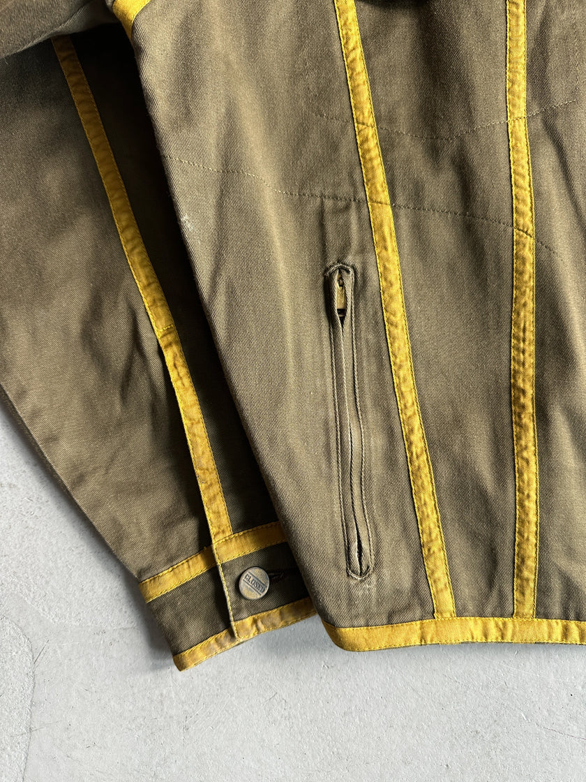 MARITHÉ + FRANÇOIS GIRBAUD X CLOSED - 1980s BOMBER JACKET WITH CONTRASTING PIPING
