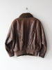 GIANNI VERSACE - 1980s LEATHER AVIATOR BOMBER JACKET WITH SHEARLING COLLAR